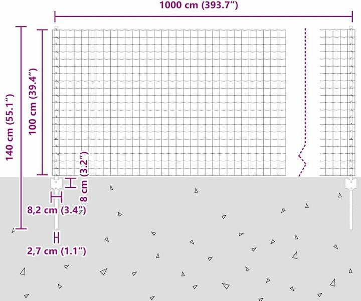 Produktbild vidaXL Aussenbarriere