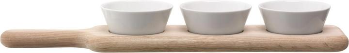 Actual product image LSA Paddle spice bowls set & base of oak L40cm
