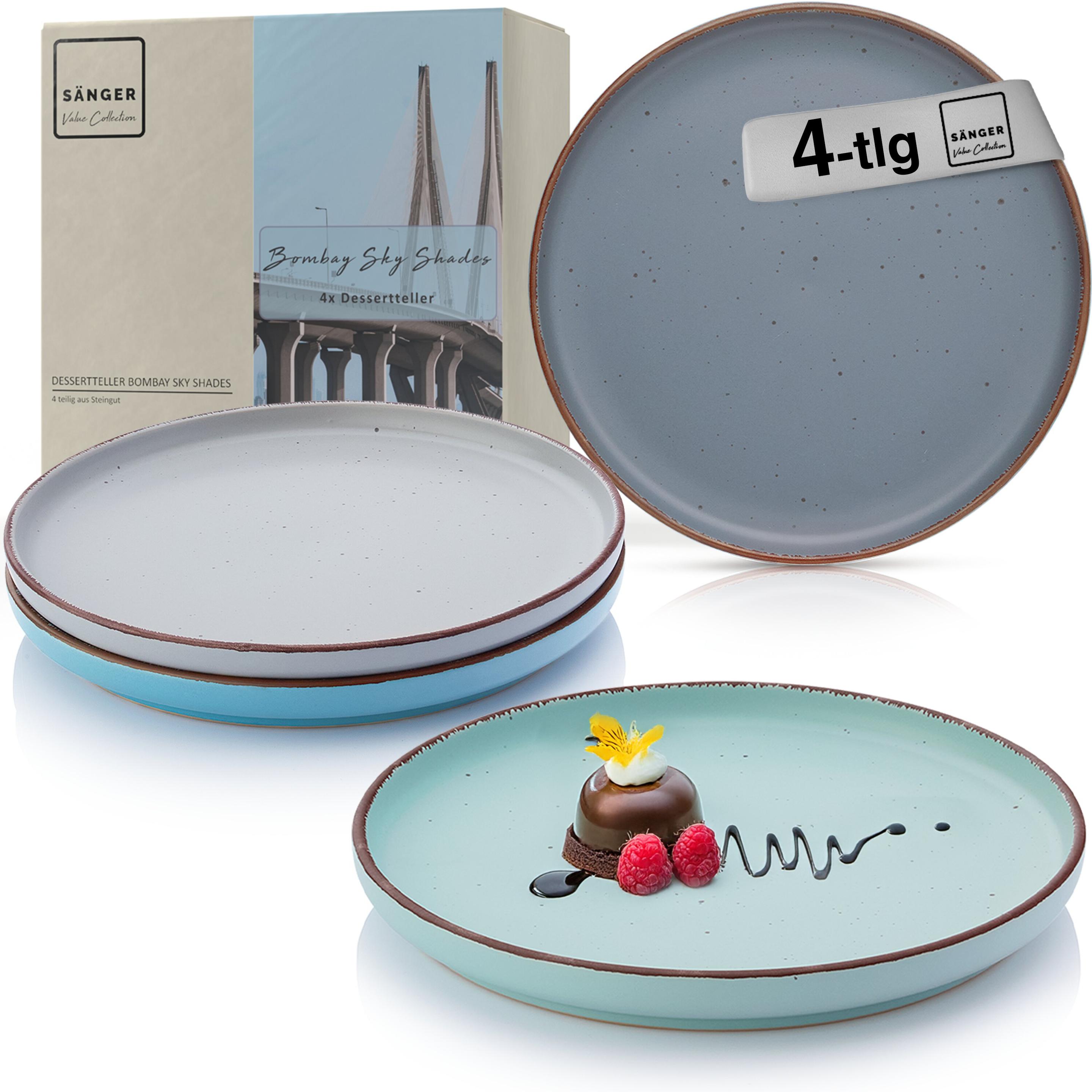 Sänger Dessertteller Set Bombay Sky Shades, Teller, Mehrfarbig