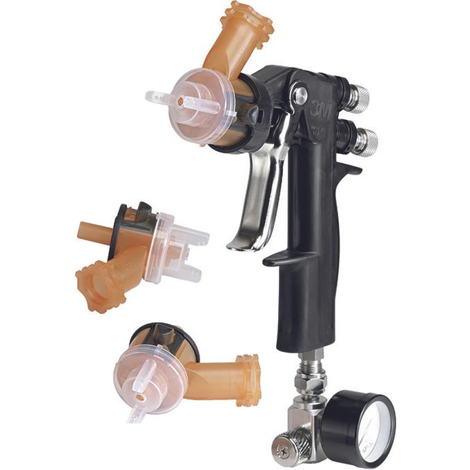 3M, Attacchi per aria compressa, Pistola a spruzzo ad aria compressa