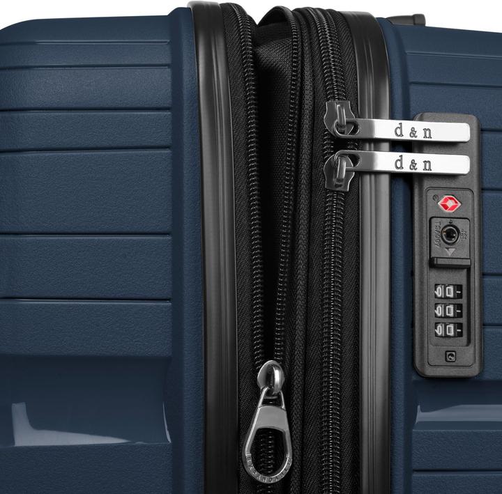 Produktbild D&N Travel Line 4300-Plus 4 Rollen Trolley L 76 cm mit Dehnfalte (96 l)