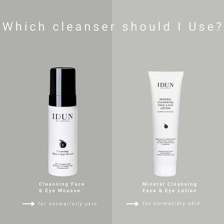 Actual product image IDUN Minerals Skincare Cleansing Mousse (Cleansing mousse, 150 ml)