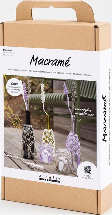 Actual product image Creativ Company Craft Kit Macramé - Glass Decoration (977626)