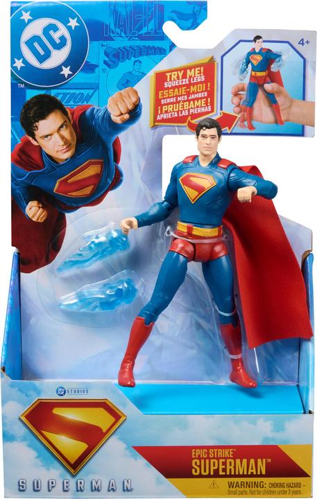 Actual product image Superman Movie Feature Figure 15 cm -