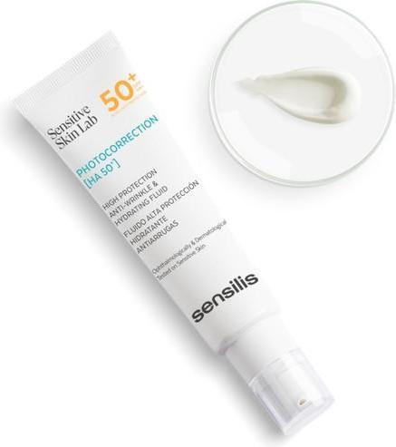 Immagine prodotto Sensilis Photocorrection HA 50+ Idratante e Antirughe (Crema solare, SPF 50+, 50 ml)