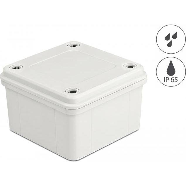Thumbnail - Delock Installationsgehäuse IP65 wasserdicht 96 x 96 x 60 mm grau (Diverse), Elektronikzubehör + Gehäuse, Grau