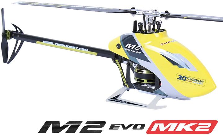 Produktbild OMP Hobby Helikopter M2 MK2 BNF Gelb