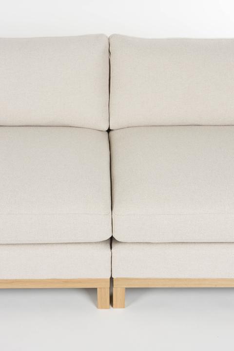 Produktbild Zuiver Sofa Blossom 3-Seater Oak Sand (3-Sitzer)
