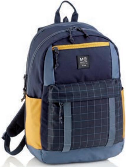Actual product image Miquelrius Rucksack Triple Amsterdam Recy 28l 3 Fächern blac (28 l)