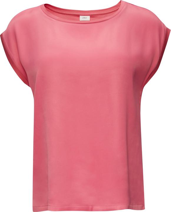 Produktbild S.Oliver T-Shirt Fabricmix-Jerseyshirt in schimmernder Optik (42)