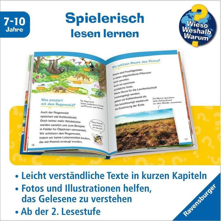 Productafbeelding Ravensburger Wieso? Weshalb? Warum? Erstleser, Band 13: Umweltschutz (Duits, Carola von Kessel, Svetlana Kilian, 2024)