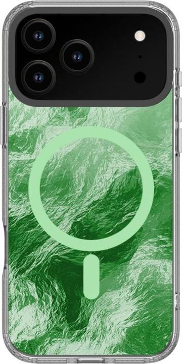 Actual product image Evelatus Back panel cover Apple iPhone 17 Pro Max IMD Glacier Case with Magsafe Green (Apple iPhone 17 Pro Max)