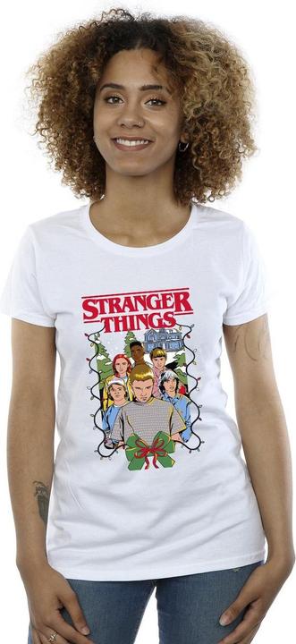 Produktbild Netflix Stranger Things Christmas Poster TShirt (S)