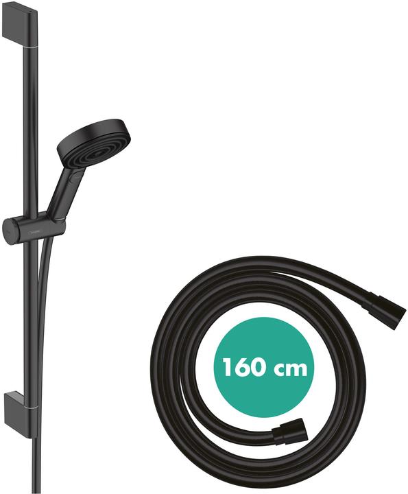 Actual product image hansgrohe Pulsify Select shower set 105 3jet Relaxation (matt black) (3 Beam types, 11.40 l/min)