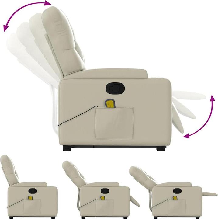 Image du produit vidaXL Massagesessel mit Aufstehhilfe