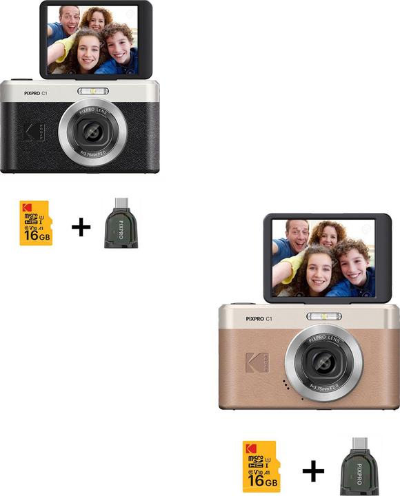 Image du produit Kodak Pixpro C1 (3,56 mm, 13 Mpx, 1/3")