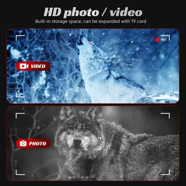 Produktbild PhoneLook 10x Zoom Monokular HD Nachtsicht 800m Infrarot 5W Starlight Foto/Video USB Wiederaufladbar