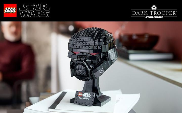 Actual product image LEGO Dark Trooper Helmet (75343, LEGO Star Wars, LEGO Rare Sets)