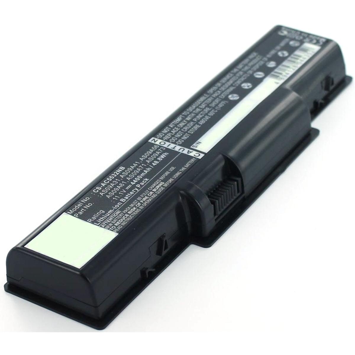 AGI Akku kompatibel mit Packard Bell MS2288 - Akku - 4.400 mAh (4400 mAh), Notebook Akku, Schwarz