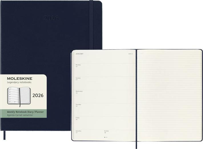 Actual product image Moleskine Wonk (XL, 1 week / 1 page)