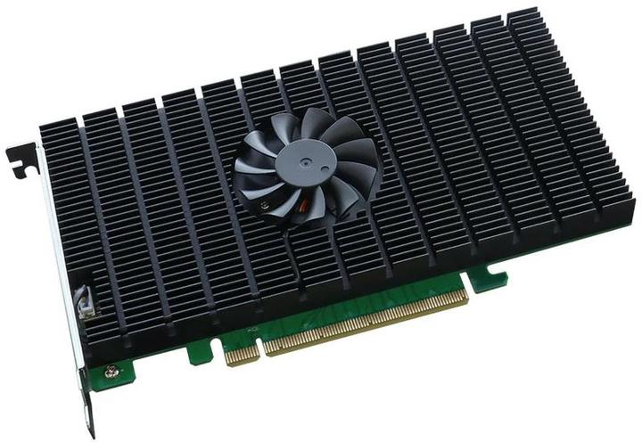 Image du produit HighPoint Adaptateur de bus hôte Rocket 1504 PCI-Ex16v4 - 4x M.2 NVMe