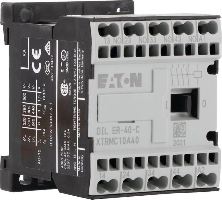 Actual product image Eaton Electric GmbH Contactor Relay AC 4S DILER-40-G-C(24VDC)