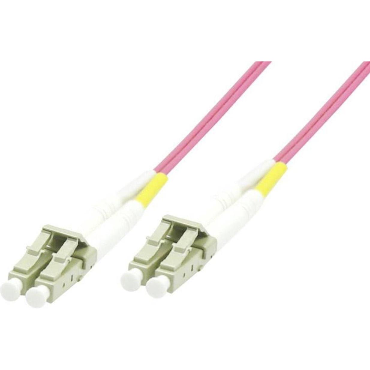MicroConnect LC/UPC-LC/UPC 50m OM4 (50 m), Netzwerkkabel