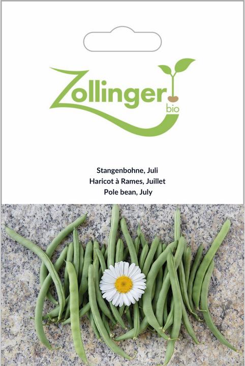 Produktbild Zollinger Bio Stangenbohne, Juli