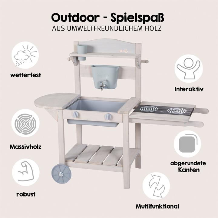Actual product image Roba Mobile play and mud kitchen BBQ