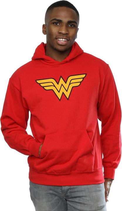 Immagine prodotto Wonder Woman Logo Felpa con Cappuccio Uomo (M)