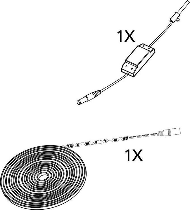 Immagine prodotto EGLO Striscia luminosa a LED (Bianco caldo, 500 cm, Interno)