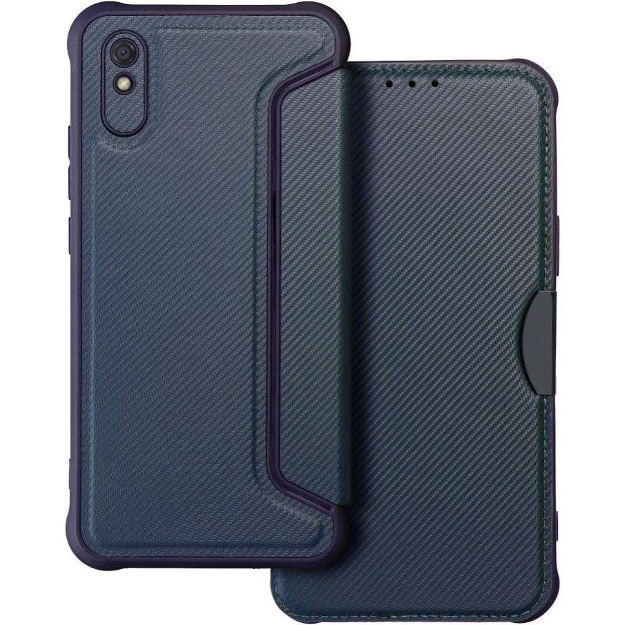 OEM Custodia a libro RAZOR Book per Xiaomi Redmi 9AT / Redmi 9A blu (Xiaomi Redmi 9A, Xiaomi Redmi 9AT), Cover smartphone, Blu