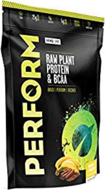 Image du produit Vivo Perform Raw Plant Protein & BCAA Banana & Cinnamon (988 g, 1 x, Banane, Cannelle)