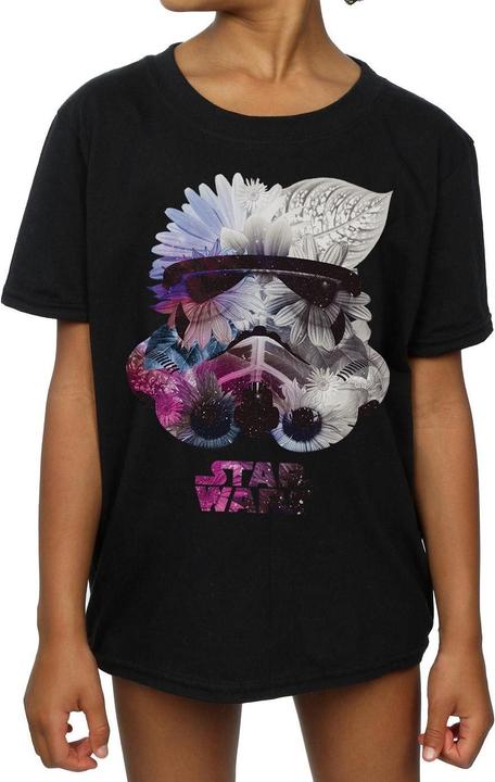 Immagine prodotto Star Wars Stormtrooper Floral Helmet Maglietta Ragazze (152, 158)