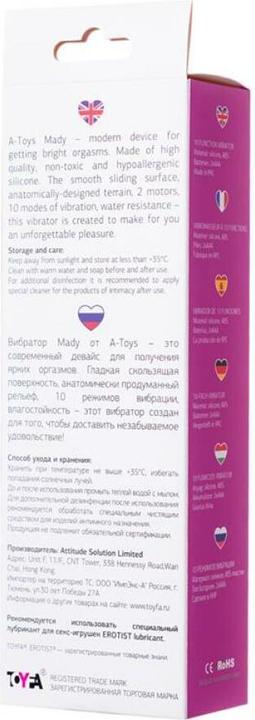 Productafbeelding Toyfa Vibrator, volle Länge 20,4 cm