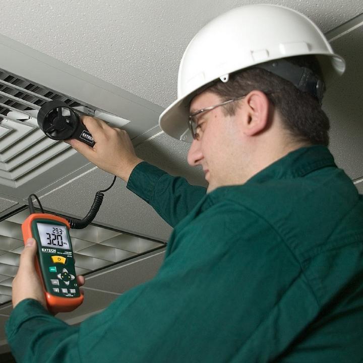 Actual product image Extech Thermo-anemometer, 0.4... 30m/s, -10... 60°C