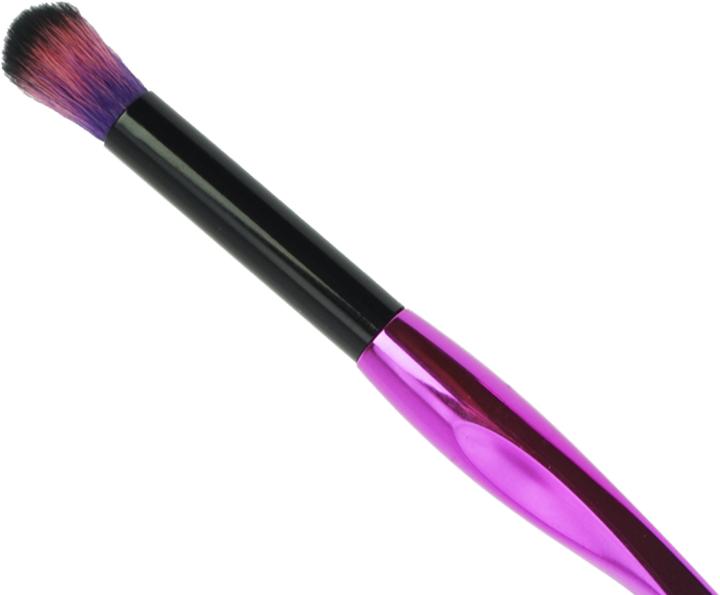 Produktbild Lidschattenpinsel "Pink/ Schwarz", feines Synthetik- Haar (Concealer)