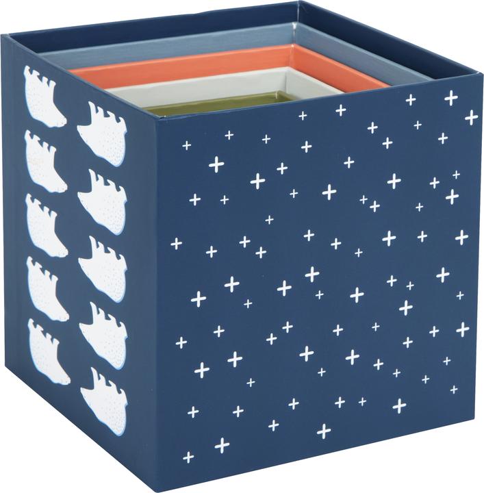 Actual product image small foot Arctic" stacking cube