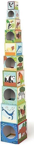 Produktbild Scratch Stapel Pyramide Zootiere