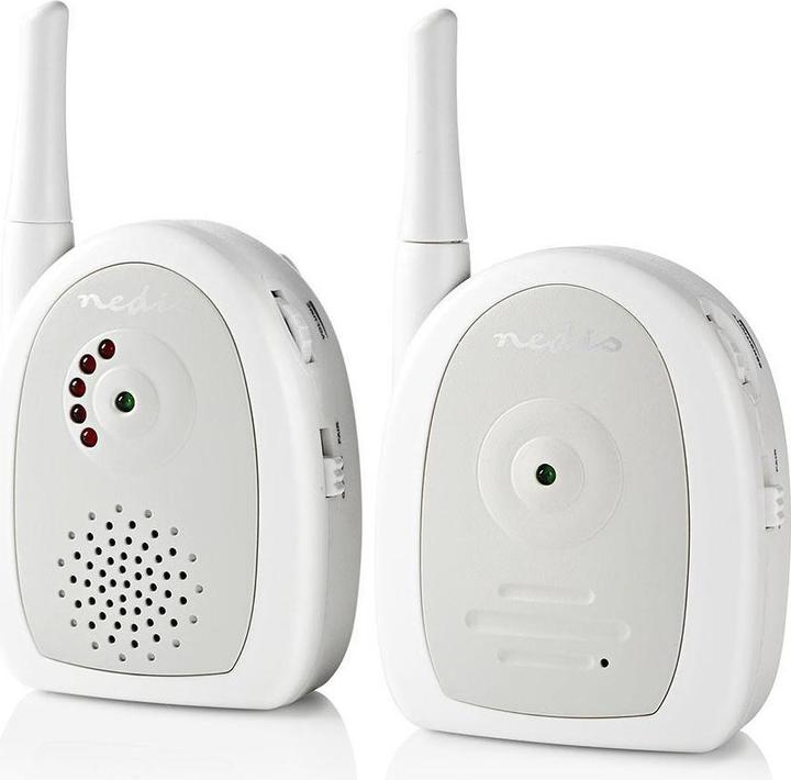 Image du produit Nedis Moniteur audio pour bébé | FHSS (Frequency-Hopping Spread Spectrum) | Portée : 300 m | Durée de vie (Babyphone Audio, 300 m)