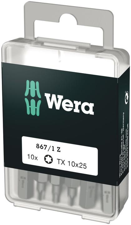 Produktbild Wera 867/1 Z TX 10 x 25 mm DIY-Box (1=10) (Sechskant (hexagonal), Innensechsrund TX)