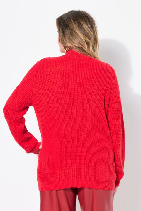 Image du produit Miamoda Pullover, Regular Fit, V-Ausschnitt mit Choker (50, 52)