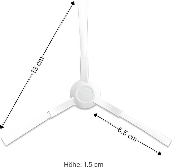 Image du produit Hermex Alternative Brosses latérales Brosse latérale pour Xiaomi Mi S10 S12