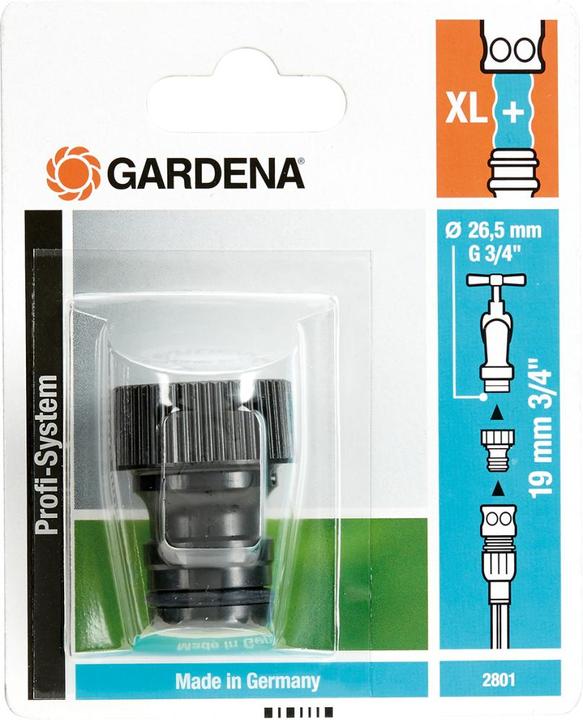Image du produit Gardena Système professionnel 2801 (Adaptateur de robinet, 19 mm)