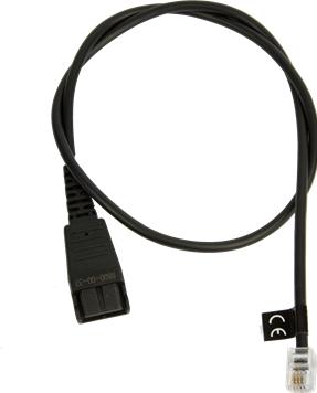 Produktbild Jabra Kabelunterteil QD auf RJ10 (Lucent/Cisco, 0,5 m, glatt)