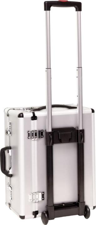 Actual product image Dema Trolley Alu-Koffer "Silver Stripe" / Pilotenkoffer
