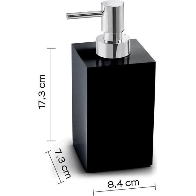Thumbnail - Gedy, Seifenspender + Seifenschale, Soap Dispeneser Sofia Black