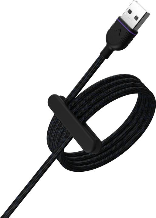 Actual product image Unisynk 10161 USB cable 1.2 m USB 2.0 USB A USB C Black (1.20 m, USB 2.0)