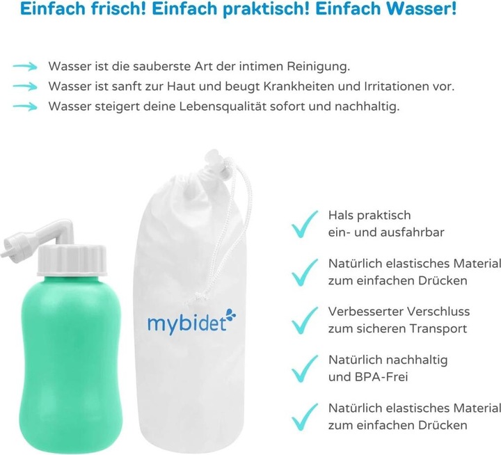 Image du produit Mybidet Douche pour les fesses, douche intime (300 ml, Douche intime)