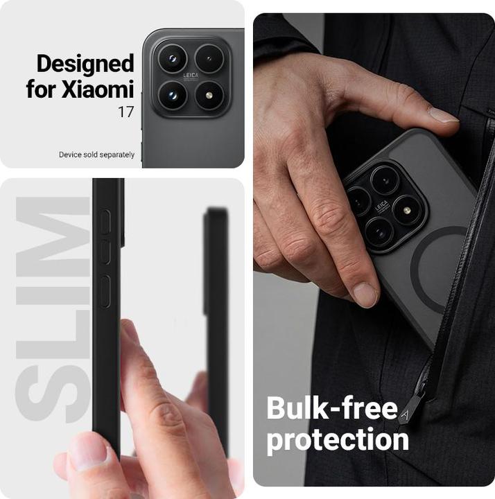 Produktbild Crong Hybrid Matte Magnetic - Etui MagSafe Xiaomi 17 (zielony) (Xiaomi 17)